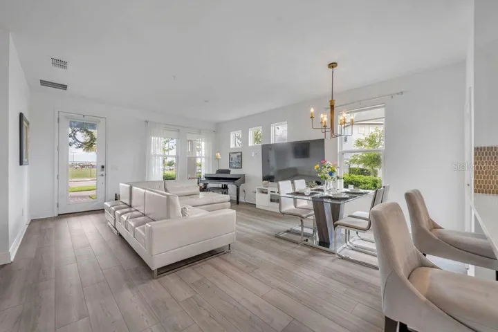 Open floor plan Upgraded luxury Vinyl Flooring