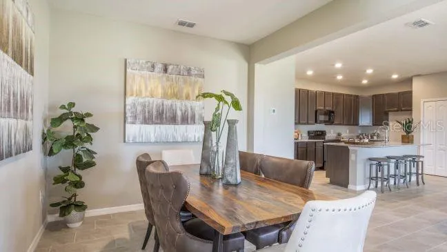 Model home - actual features may vary.