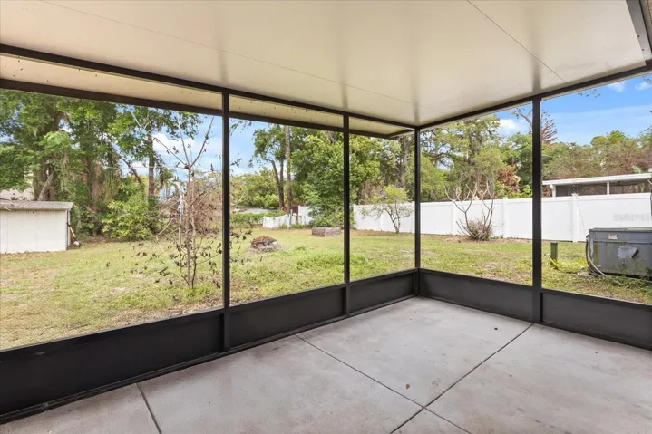 Screened in Back Porch