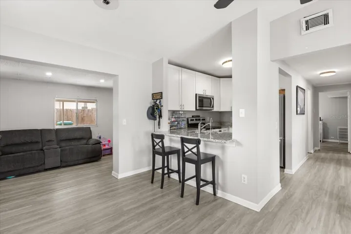 Dining room area