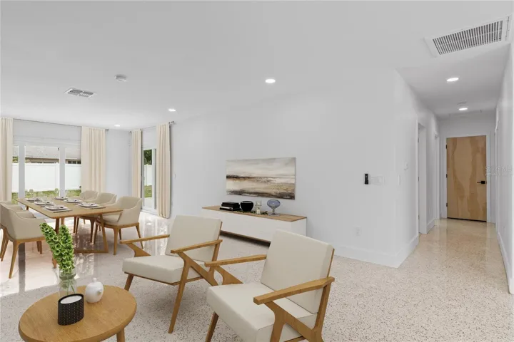 Virtually Staged Living Room