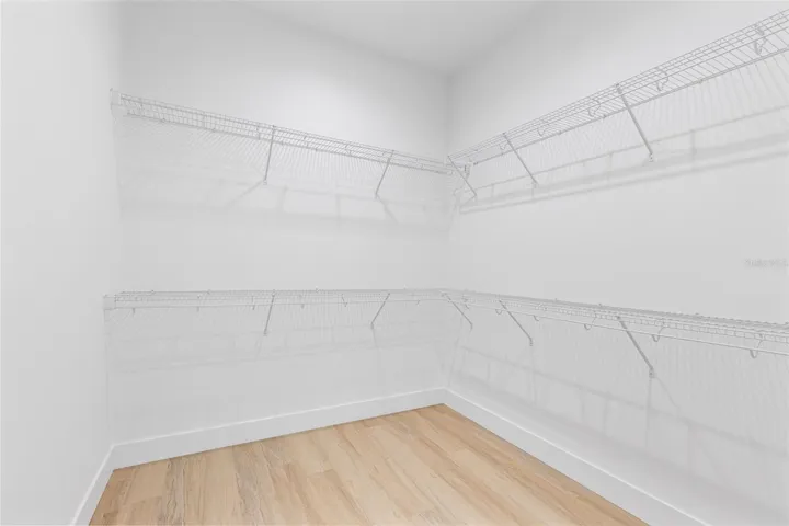 Primary walk-in closet