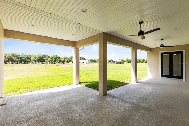Back porch view with bedroom 3 access