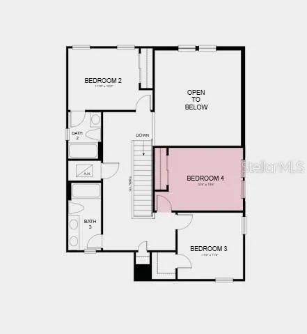 Additional Highlights Include: Upstairs bedroom in place of loft, covered patio, and GE refrigerator.