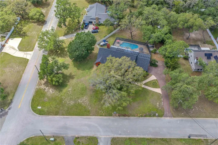 Large corner lot just under an acre