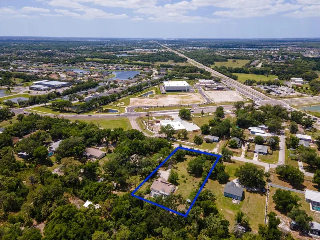 Aerial of US 301 & Fort Hamer