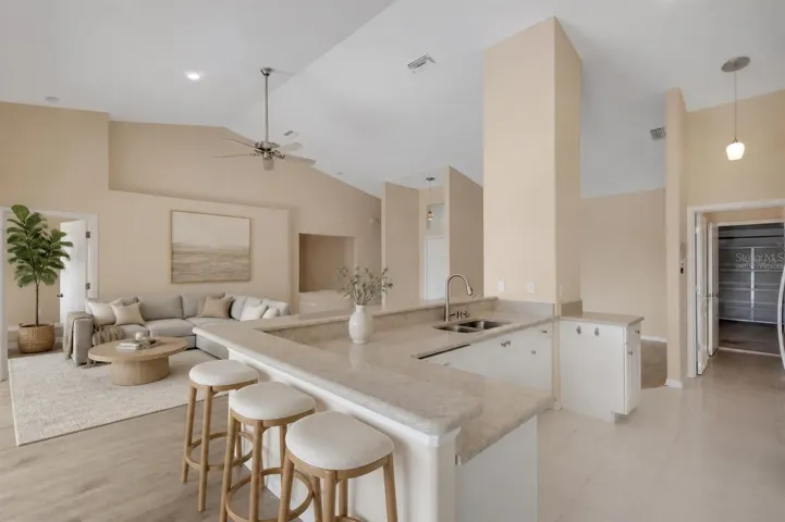 Kitchen/Great Roomvirtually staged
