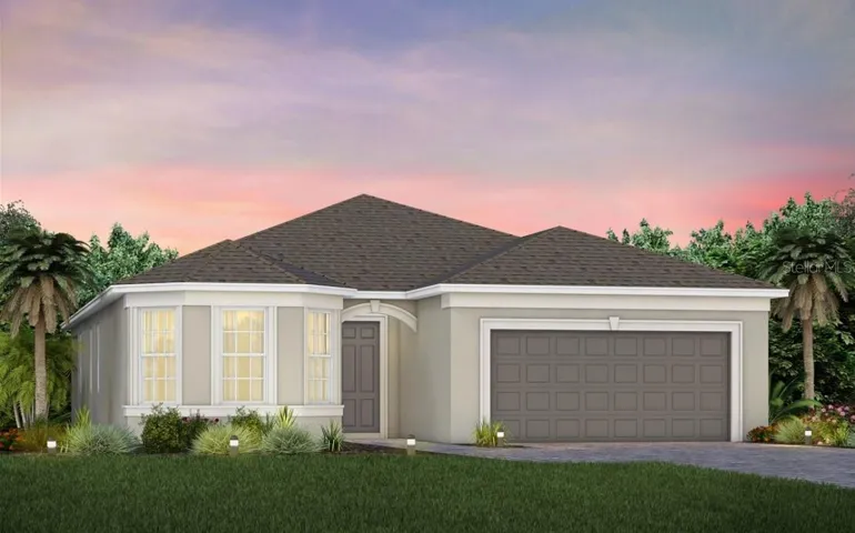Exterior Design. Artistic rendering for this new construction home. Pictures are for illustrative purposes only. Elevations, colors and options may vary.