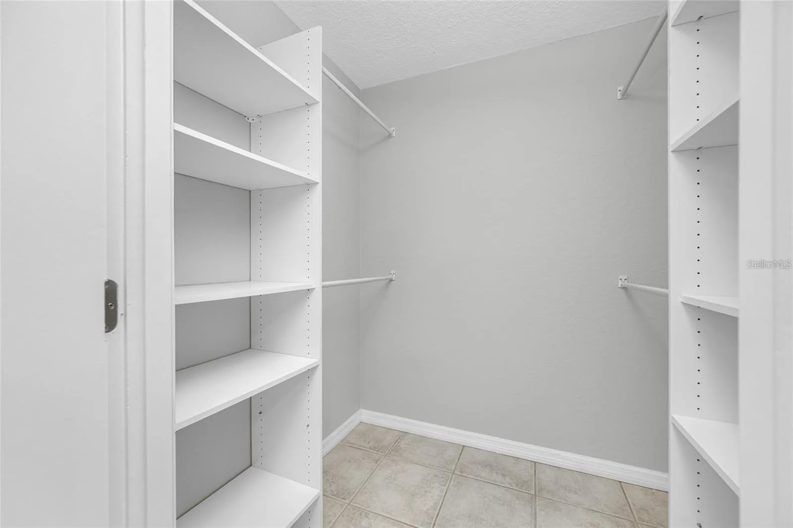 Walk in closet with built ins