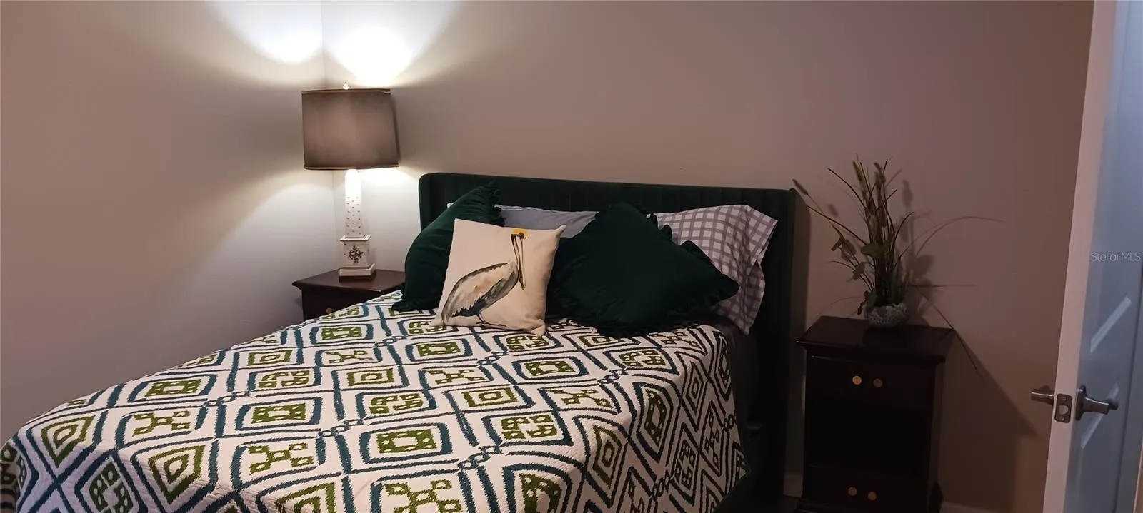 Available furnished-full sized bed