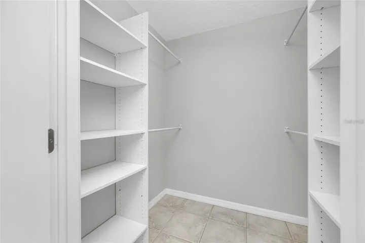 Walk in closet with built ins
