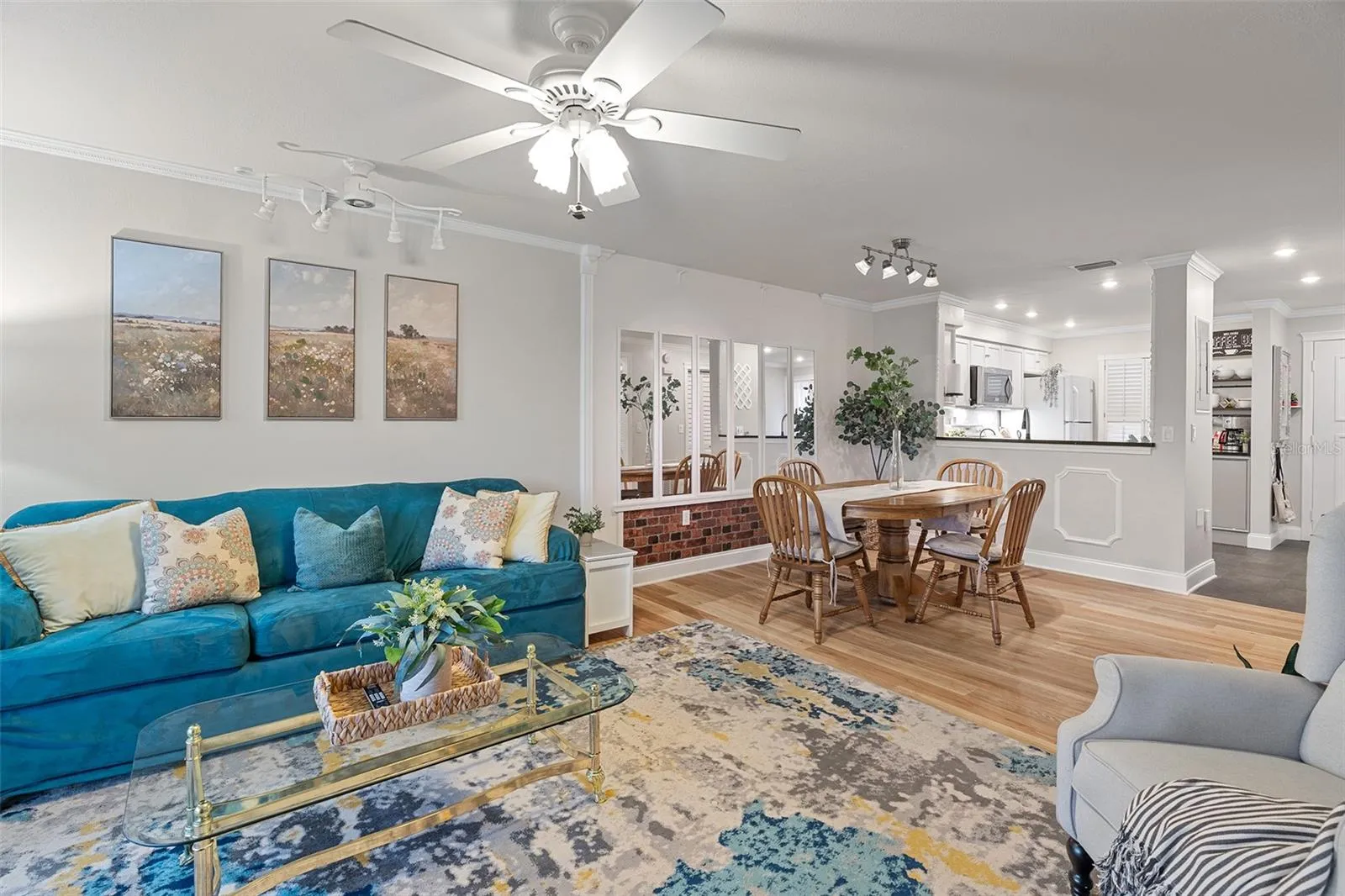 Open Dining/Living Room Floor plan