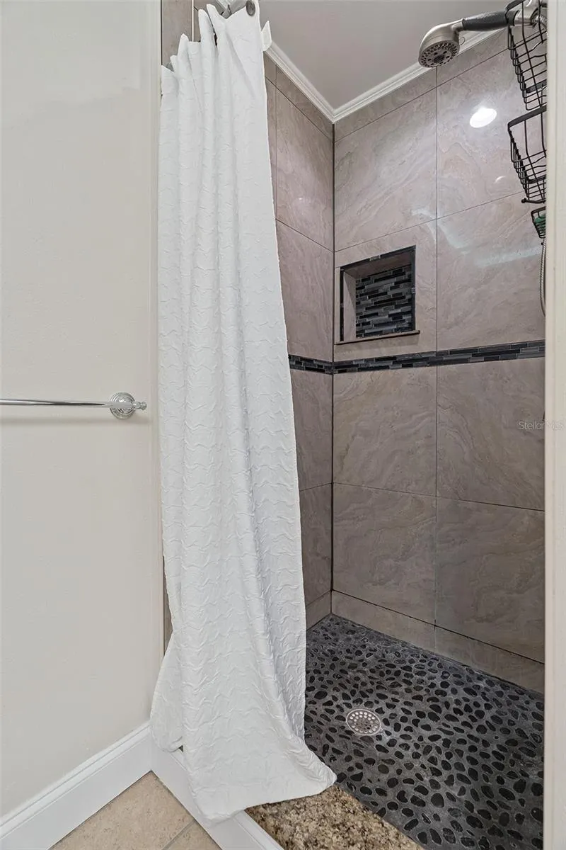 Primary bath walk in shower