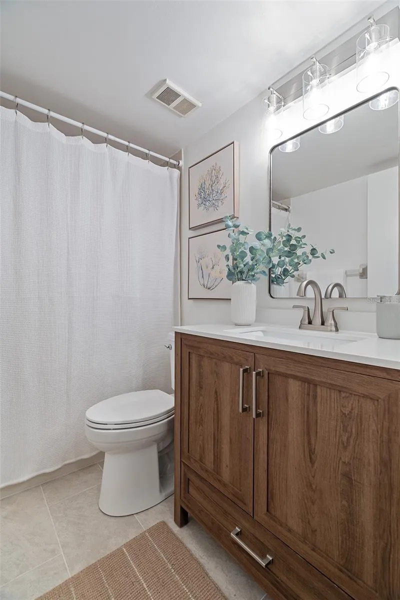 Updated hallway bathroom