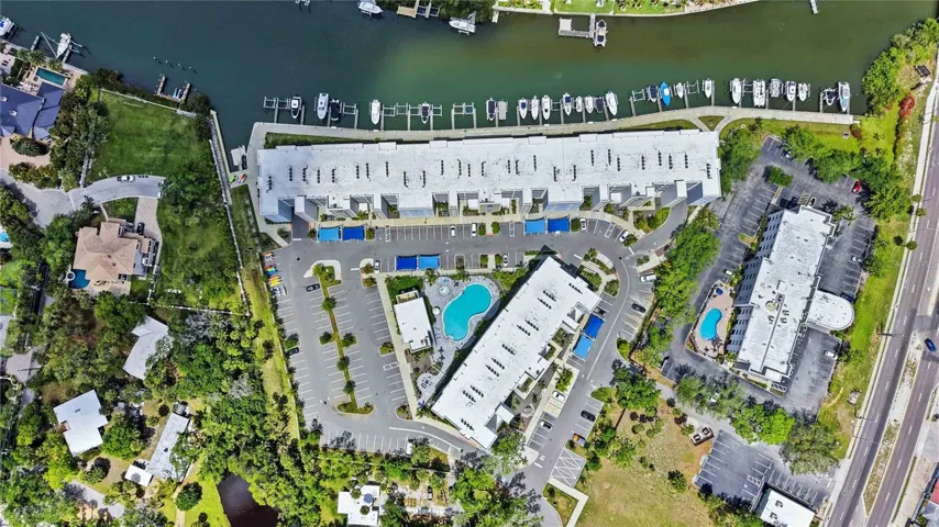 view of boat slips