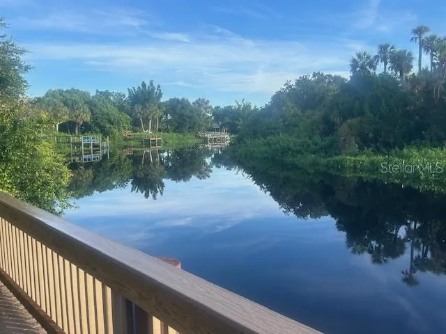 Looking north on the Braden River from the community fishing pier.