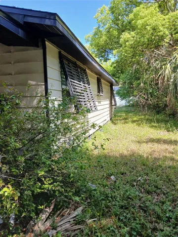 North Side of house