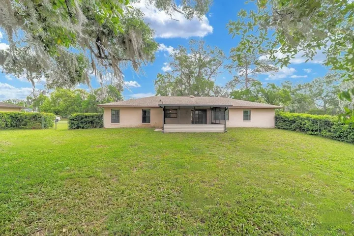 Over a third of an acre lot