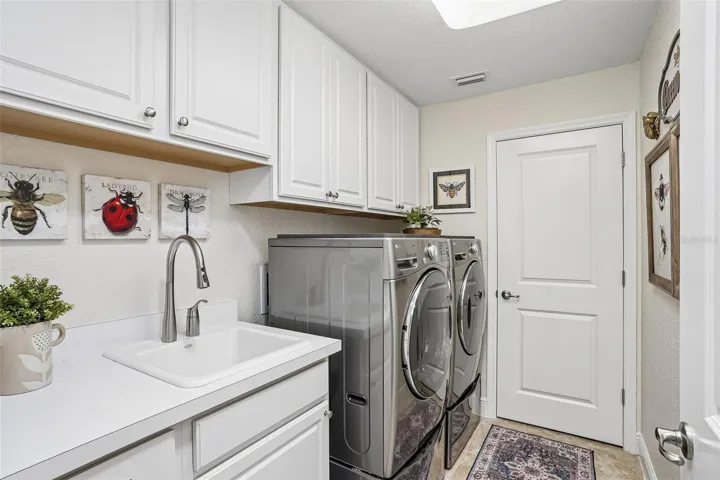 Dedicated Laundry Room with a Solar Tube