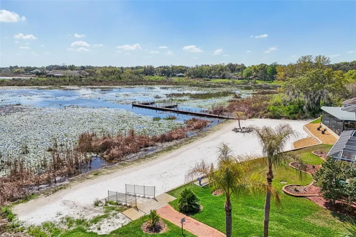 The "beach" at Lake Miona
