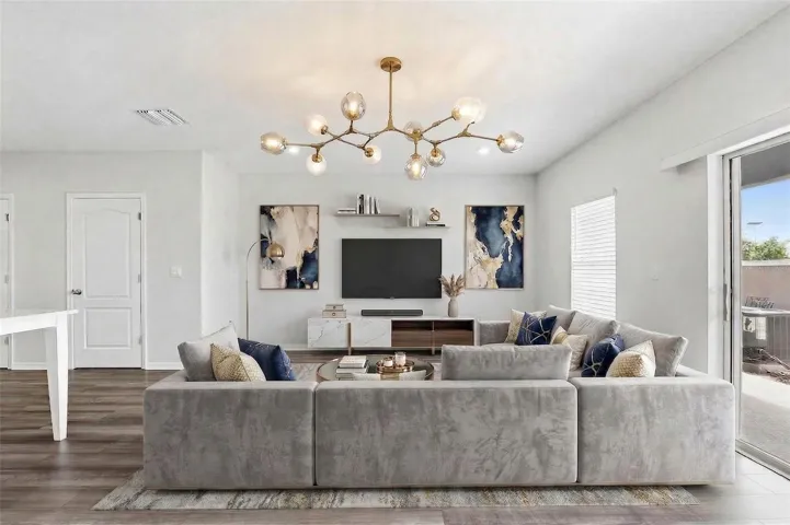 VIRTUALLY STAGED - LIVING ROOM