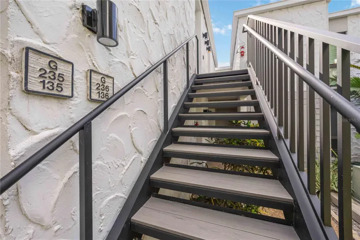 Stairs up to unit #235