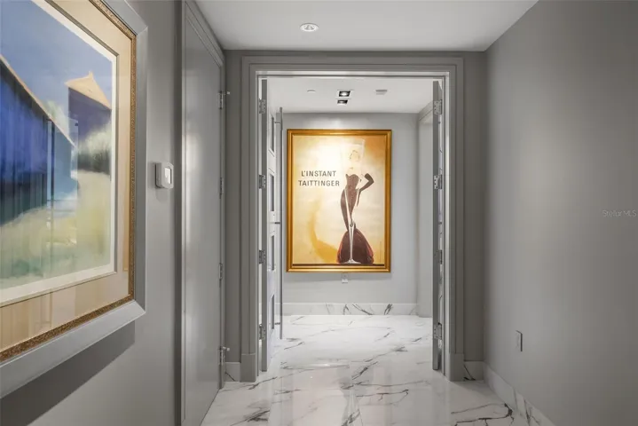Private guest suite offers refined comfort