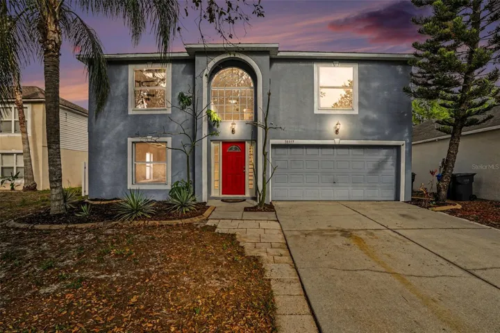 Twilight Front View - 10317 FROG POND DRIVE, RIVERVIEW, Florida 33569