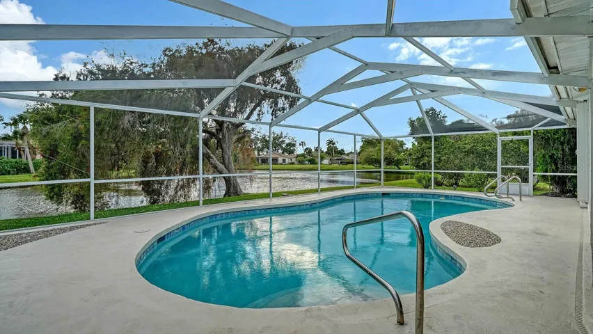 Re-surfaced Pool with Tiles