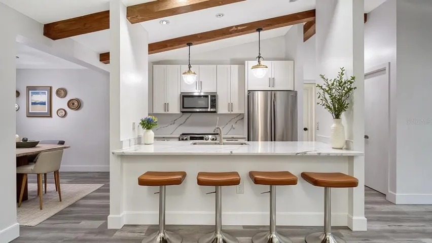 Staged Breakfast Bar