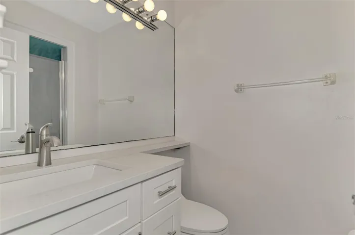 Guest Bath has shower only.