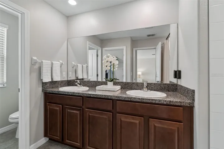 primary bathroom duel sink
