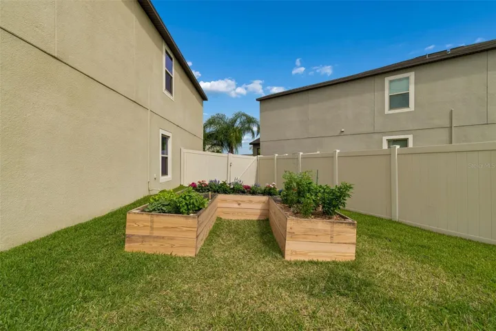 Garden already built and ready for you to take over