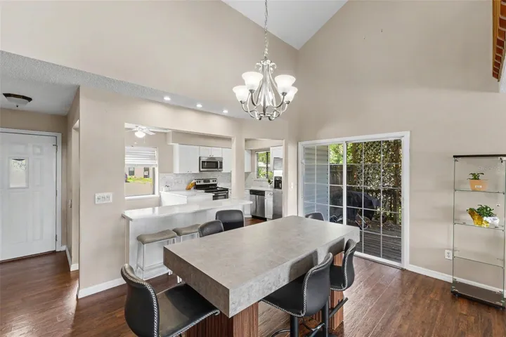 Looking from LR to kitchen