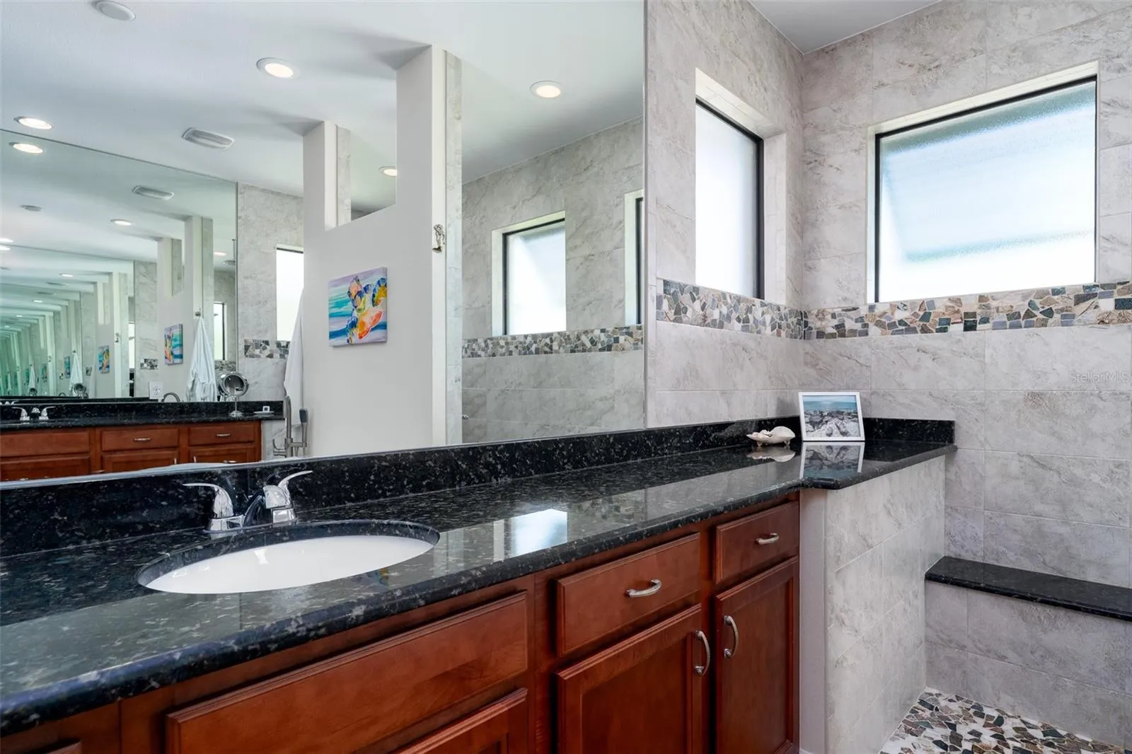 Undermount sinks and extended granite counters