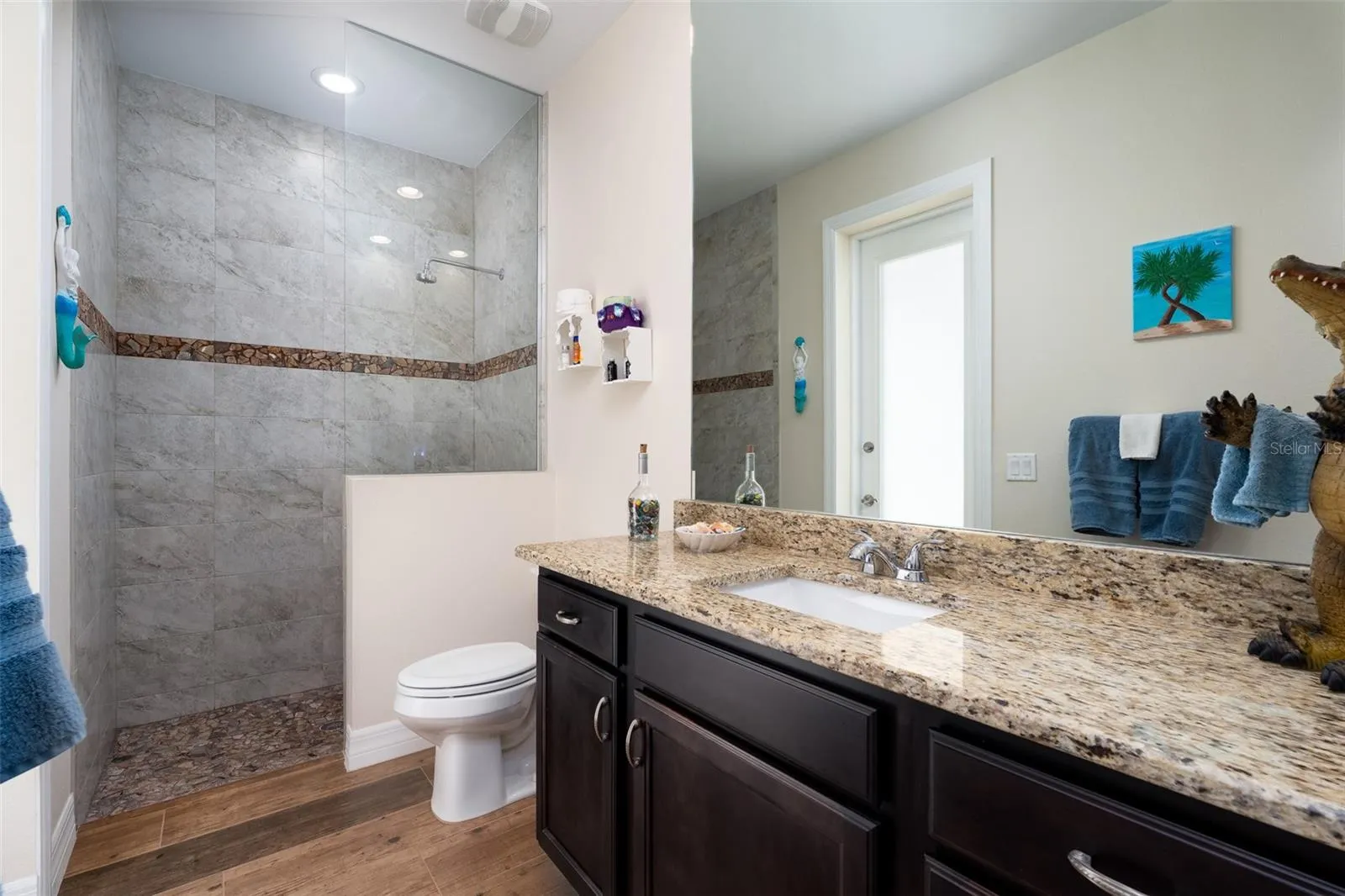Full Hall Bathroom with POOL access door, "Pool Bath"