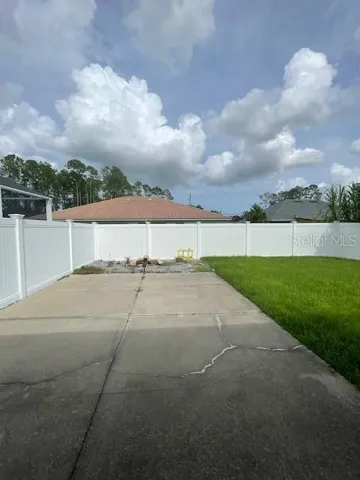 Patio, Lawn and Fencing