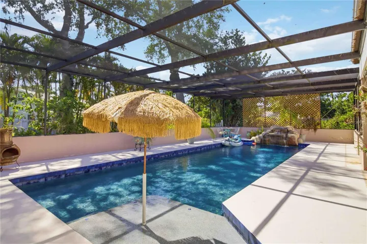 Pool 40ft long and 8ft deep