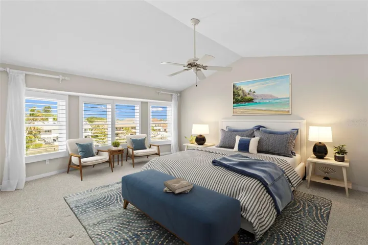 Primary Suite Virtually Staged