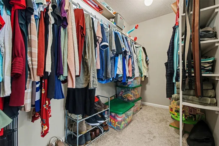 Spacious Primary Closet
