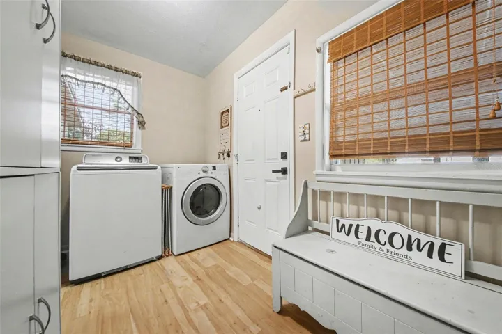 Inside Laundry with Storage