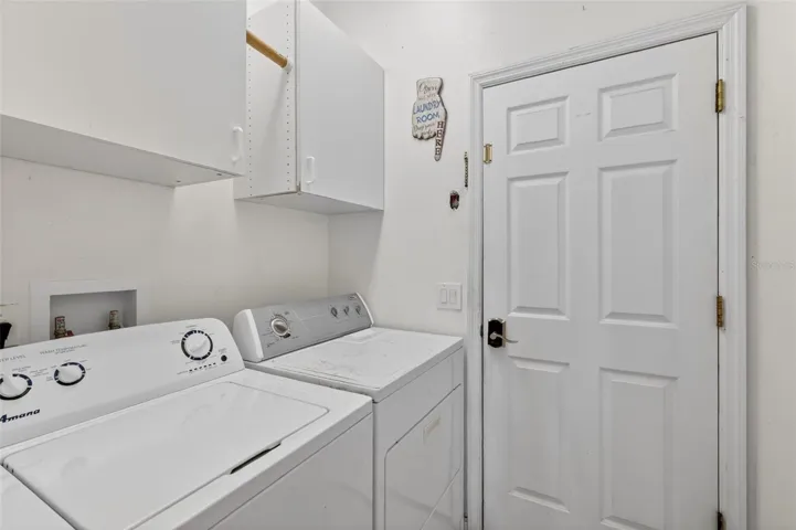 Indoor laundry room