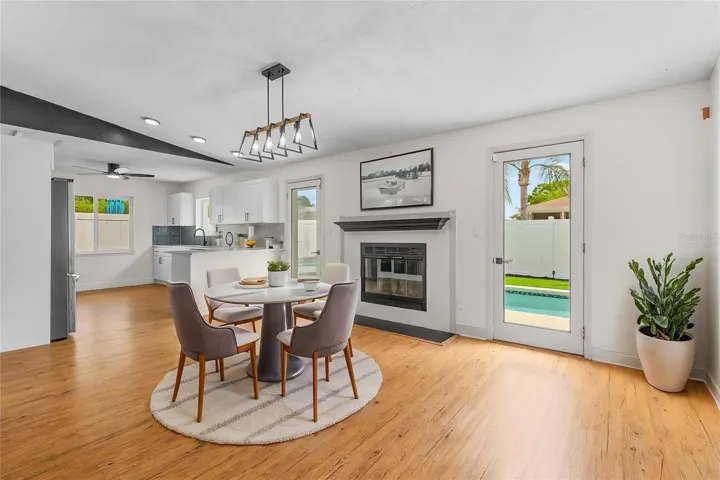 Virtually Staged Dining Room