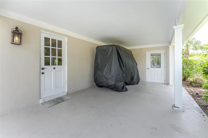 Carport and Utility Room