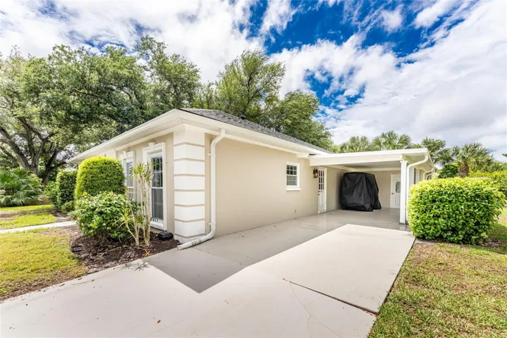 Carport and Utility Room