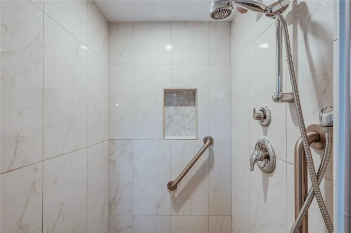 Primary bathroom shower