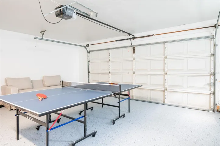 Spacious 2 car garage