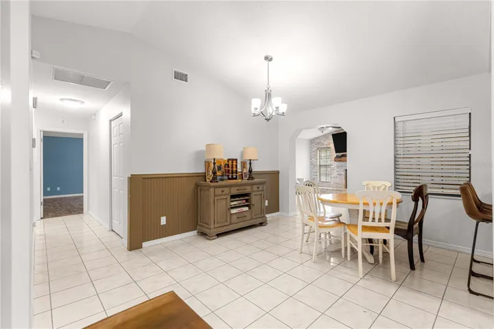 view of dining room