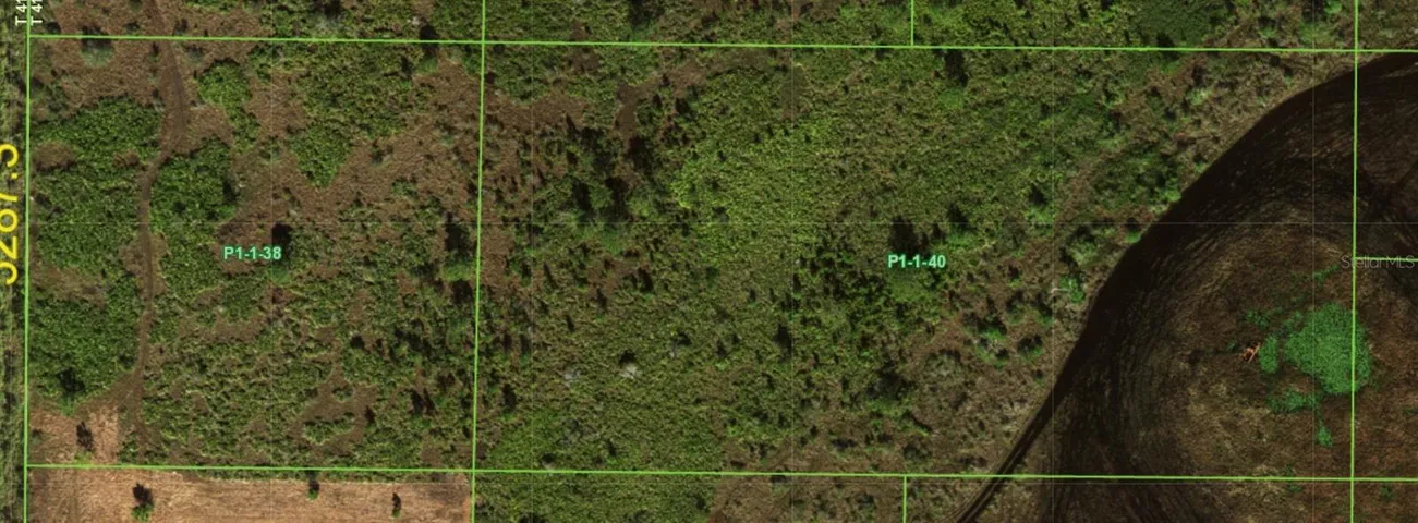 A closeup of the entire 7.5 acres.