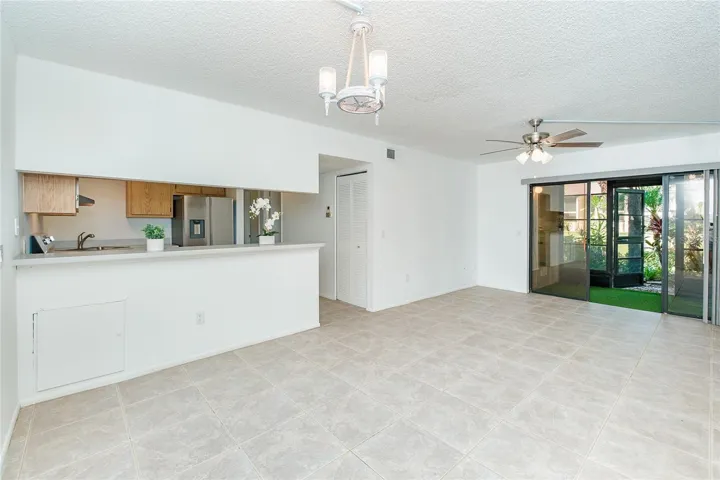 Tile Flooring through main living space